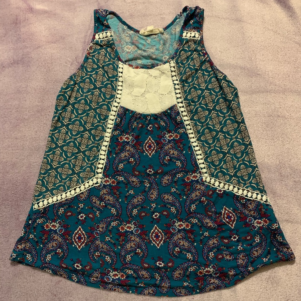 Moon & Sky Tank Top, Size XS.